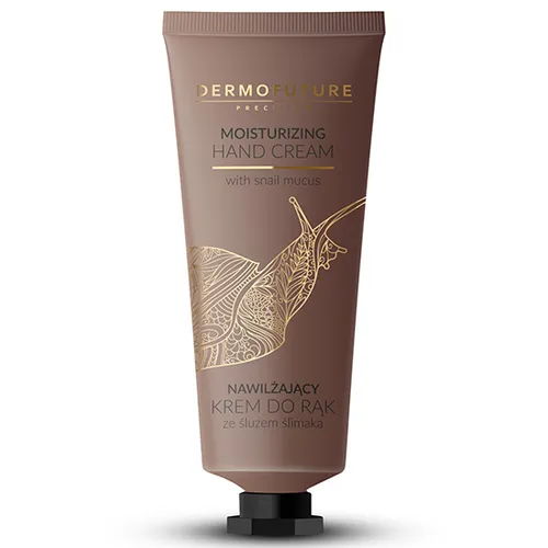 Dermofuture Precision Moisturizing Hand Cream with Snail Mucus (Nawilżający krem do rąk ze śluzem ślimaka)
