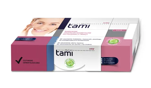 Tami My Care, Bawełniane chusteczki kosmetyczne do pielęgnacji twarzy - 2