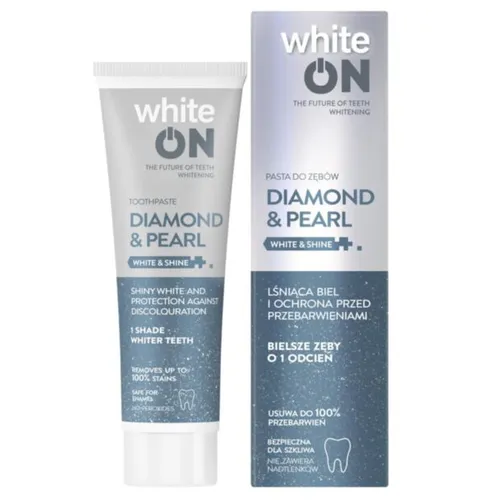 WhiteON Diamond & Pearl, Pasta do zębów wybielająca