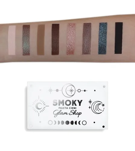 Glam Shop GlamBOX, Paleta cieni do powiek `Smoky` - 2