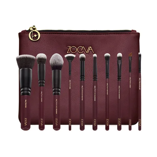 Zoeva Opulence, Vegan Brush Set (Zestaw 10 pędzli do makijażu)