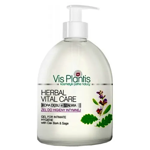 Vis Plantis Herbal Vital Care, Żel do higieny intymnej `Kora dębu, szałwia` - 3