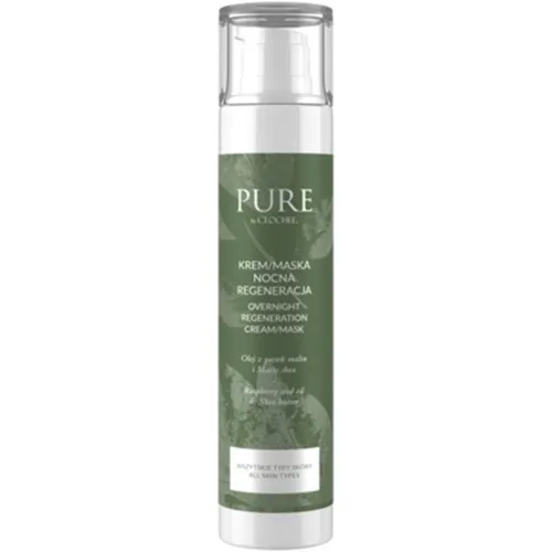Pure by Clochee Regenerating Overnight Cream/Mask (Krem/maska nocna regeneracja `Olej z pestek malin i masło shea`)