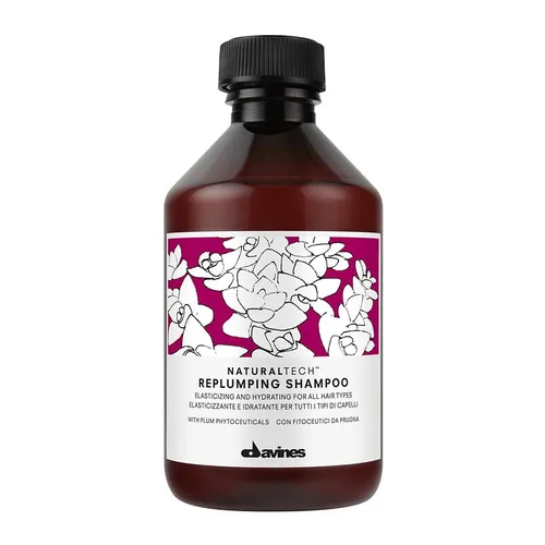 Davines Natural Tech, Replumping Shampoo (Szampon do włosów słabych i wypadających)