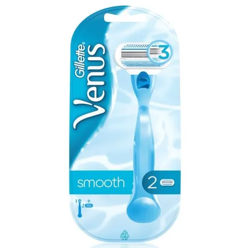 Gillette Venus  Smooth, Maszynka systemowa do golenia dla kobiet z wymiennymi wkładami