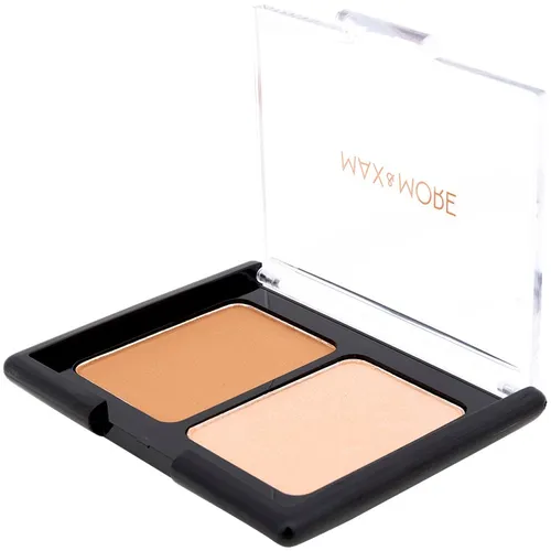 Max & More Bronze & Highlight Powder (Puder brązujący i rozświetlający) - 3