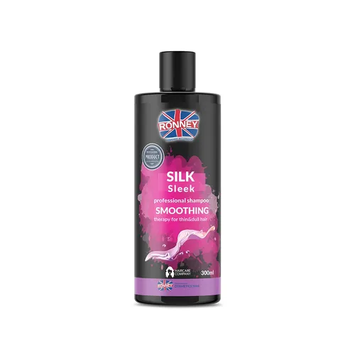 Ronney Professional, Smoothing Silk Sleek Shampoo (Szampon wygładzający do włosów cienkich i matowych) - 1