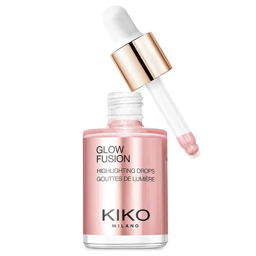 Kiko Milano Glow Fusion Highlighting Drops (Metaliczny rozświetlacz do twarzy w płynie)