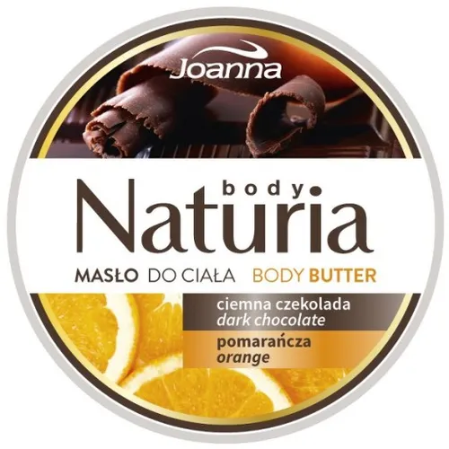 Joanna Naturia Body, Masło do ciała z ciemną czekoladą i pomarańczą