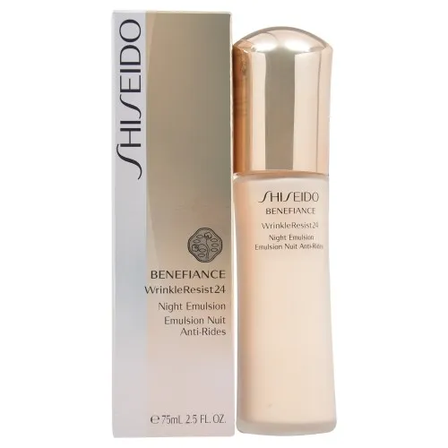 Shiseido Benefiance, WrinkleResist24 Night Emulsion (Emulsja nawilżająca na noc)