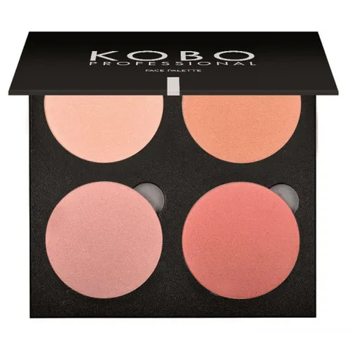 Kobo Professional Face Palette, Highlighter (Paleta 4 rozświetlaczy) - 3