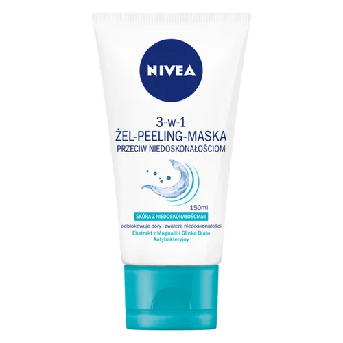 Nivea Pure Effect All in 1, Żel - peeling - maska przeciw niedoskonałościom 3 w 1