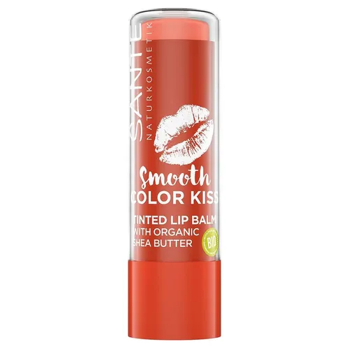 Sante Naturkosmetik Smooth Color Kiss, Tinted Lip Balm (Balsam do ust) - 2