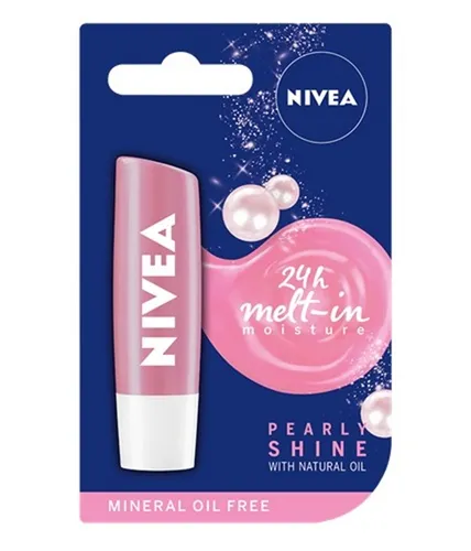 Nivea Pearly Shine 24h Melt-in Moisture, Pielęgnująca pomadka do ust