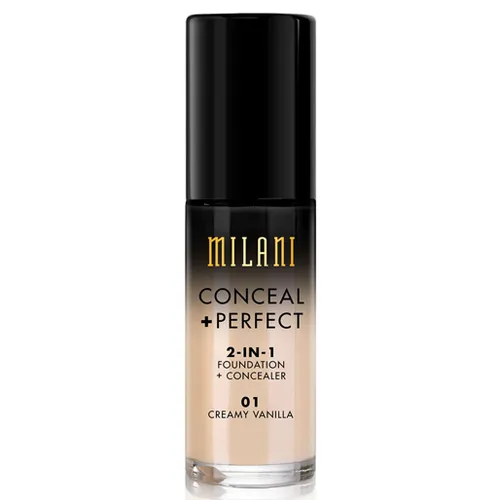 Milani Conceal + Perfect, 2-in-1 Foundation + Concealer (Podkład z korektorem 2 w 1)