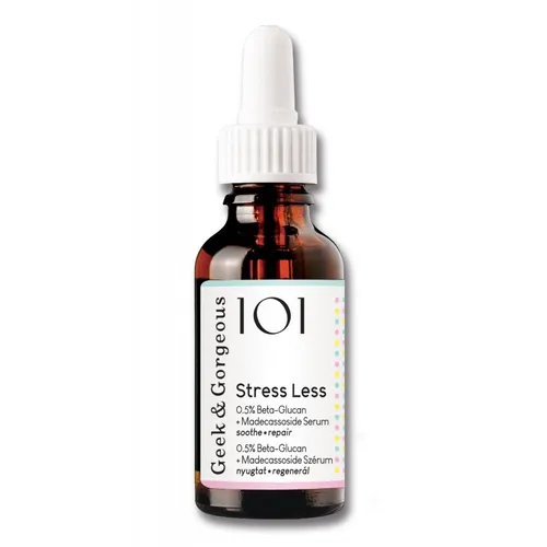 Geek and Gorgeous Stress Less 0.5% Beta Glukan + Madecassoside Serum (Kojąco naprawcze serum z beta-glukanem i madekasozydem)