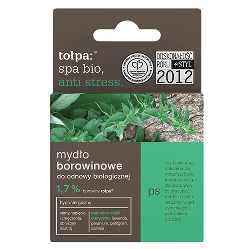 Tołpa Spa Bio  [Spa Detox], Anti Stress, Mydło borowinowe do odnowy biologicznej z 1,7% borowiny - 2