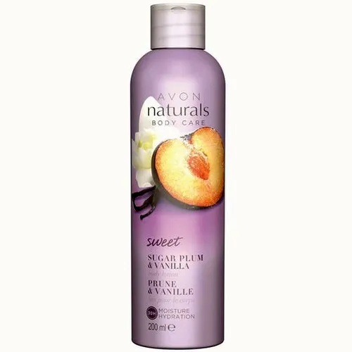 Avon Naturals, Sugar Plum & Vanilla, Body Lotion (Balsam do ciała `Śliwka i wanilia` (nowa wersja))