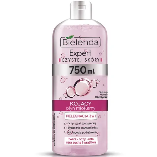 Bielenda Expert czystej skóry, Kojący płyn micelarny - 3
