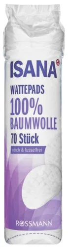 Isana Wattepads 100% Baumwolle (Płatki kosmetyczne) - 1