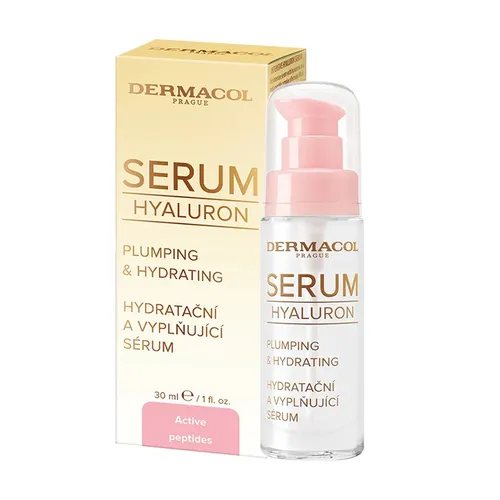 Dermacol Hyaluron Plumping & Hydrating Serum (Nawilżająco-wygładzające serum do twarzy)