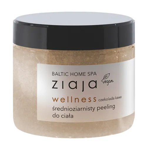 Ziaja Baltic Home Spa Wellness, Średnioziarnisty peeling do ciała `Czekolada i kawa`