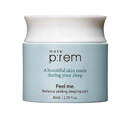 Make P:Rem Peel Me, Radiance Peeling Sleeping Pack (Głęboko nawilżająca maska nocna)