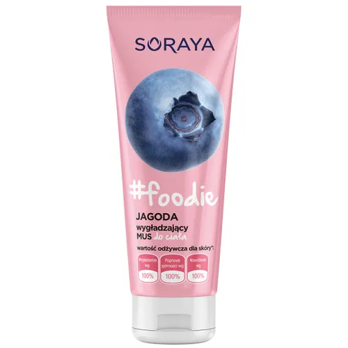 Soraya # Foodie, Mus wygładzający do ciała `Jagoda `