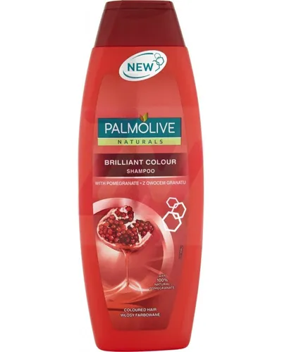 Palmolive Naturals, Brilliant Colour Shampoo (Szampon do włosów farbowanych  z owocem granatu (stara wersja))