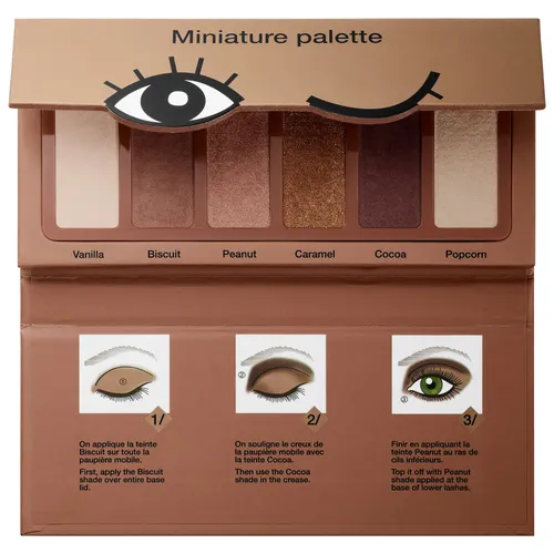 Sephora Collection, Miniature Palette Cookie (Paleta 6 cieni do powiek)