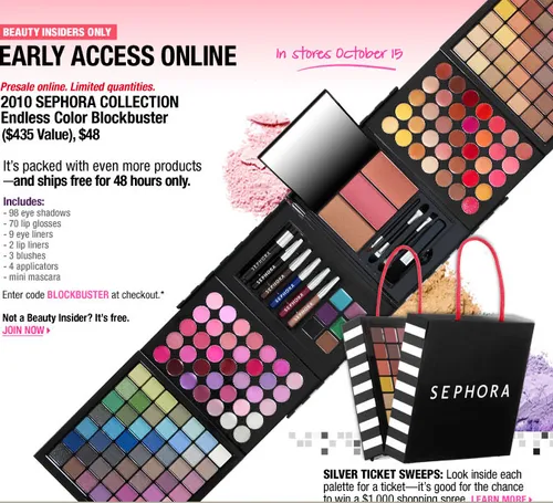 Sephora Endless Color Blockbuster (Paleta do makijażu) - 2