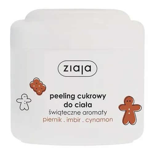 Ziaja Peeling cukrowy do ciała 'Świąteczne aromaty: Piernik, Imbir, Cynamon'