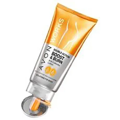 Avon Works, Double Action Boost & Burn Anti-Cellilite Lotion (Intensywne serum antycellulitowe 2 w 1)