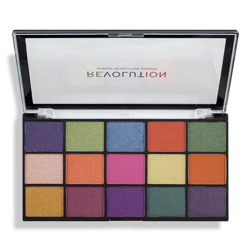 Revolution Beauty (Makeup Revolution) Re-Loaded, Passion for Colour Eyeshadow Palette (Paleta 15 cieni do powiek) - 2