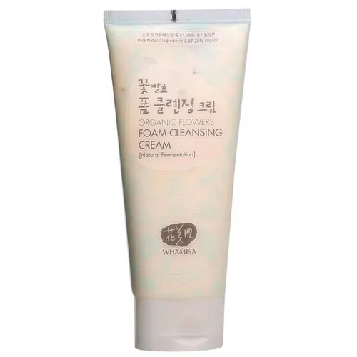 Whamisa Organic Flowers, Natural Fermented Creamy Foam Cleanser (Naturalna pianka oczyszczająca) - 2