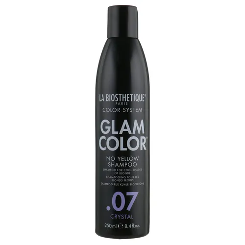La Biosthetique Glam Color No Yellow Shampoo Crystal .07 (Szampon neutralizujący żółty odcień)