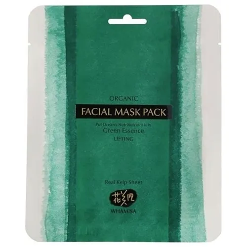Whamisa Organic Sea Kelp, Facial Sheet Mask (Maseczka do twarzy w płachcie)