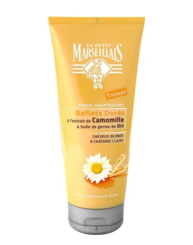 Le Petit Marseillais Apres - Shampooing aux Extraits de Camomille & a l`Huile de Germe de Ble (Odżywka do włosów blond `Rumianek i kiełki pszenicy`)