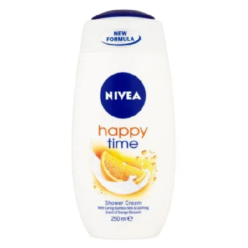 Nivea Happy Time, Kremowy żel pod prysznic o zapachu pomarańczy