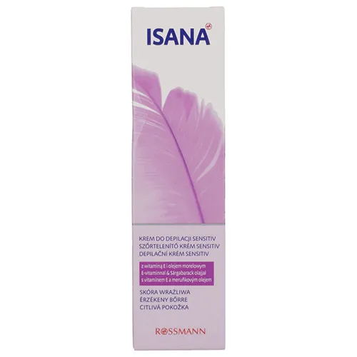 Isana Sensitive Enthaarungscreme mit Vitamin E und Aprikotsol (Krem do depilacji z witaminą E i olejem morelowym) - 2