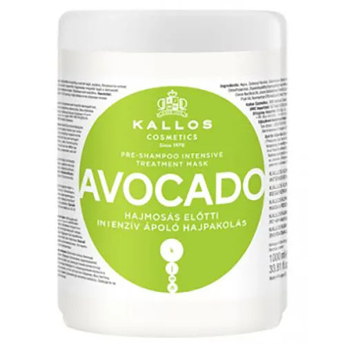 Kallos KJMN, Pre-Shampoo Avocado Hair Mask (Maska regenerująca przed szamponem)