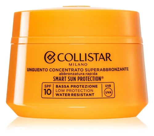 Collistar Smart Sun, Protection Supertanning Concentrate Unguent SPF 10 (Wodoodporny krem do opalania  SPF 10)