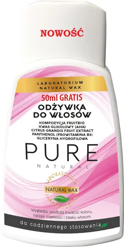 Laboratorium Natural Wax Pure, Odżywka do włosów