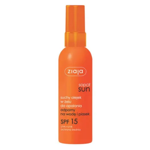 Ziaja Sopot Sun, Olejek w żelu do opalania SPF15