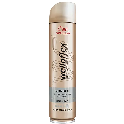 Wella Wellaflex, Shiny Hold Hairspray (Lakier do włosów maksymalnie utrwalający `Połysk i trwałość`) - 2