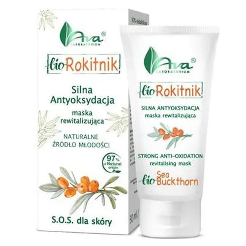 Laboratorium Kosmetyczne AVA Bio Rokitnik, Maska rewitalizująca (AVA BIO ROKITNIK Maska rewitalizująca)