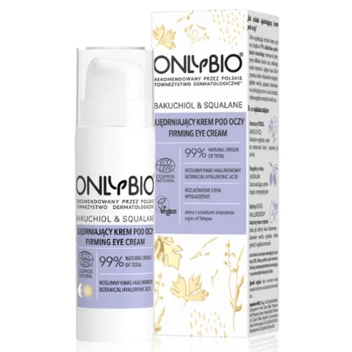 OnlyBio Ujędrniający krem pod oczy `Bakuchiol & skwalan`