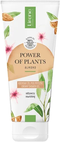 Lirene Dermoprogram Power of Plants, Kremowy żel pod prysznic `Almond`