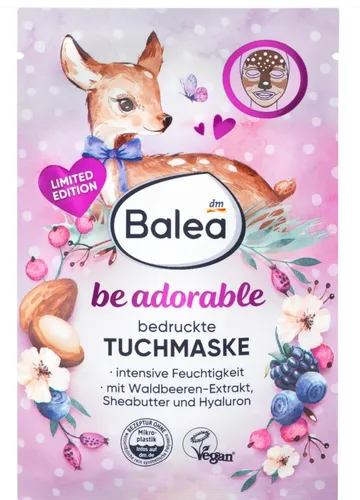 Balea Be Adorable, Sheet Mask (Maska w płachcie)