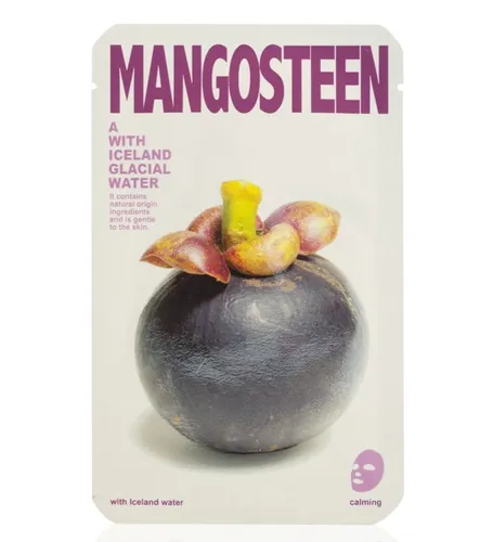 CNF Cosmetics Mangosteen Iceland Glacial Water Sheet Mask (Łagodząca maseczka `Woda lodowcowa z mangostanem`)